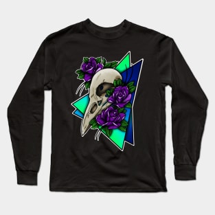 Raven skull Long Sleeve T-Shirt